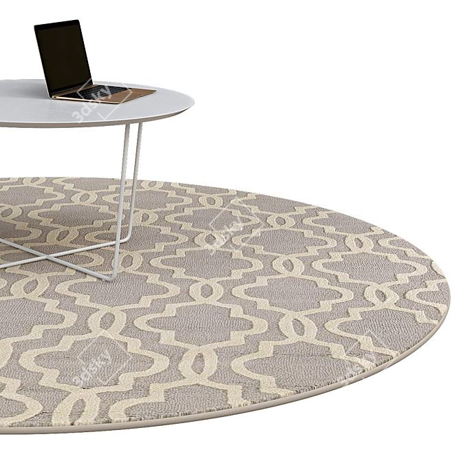 Modern Circle Rugs | No. 031 3D model image 2