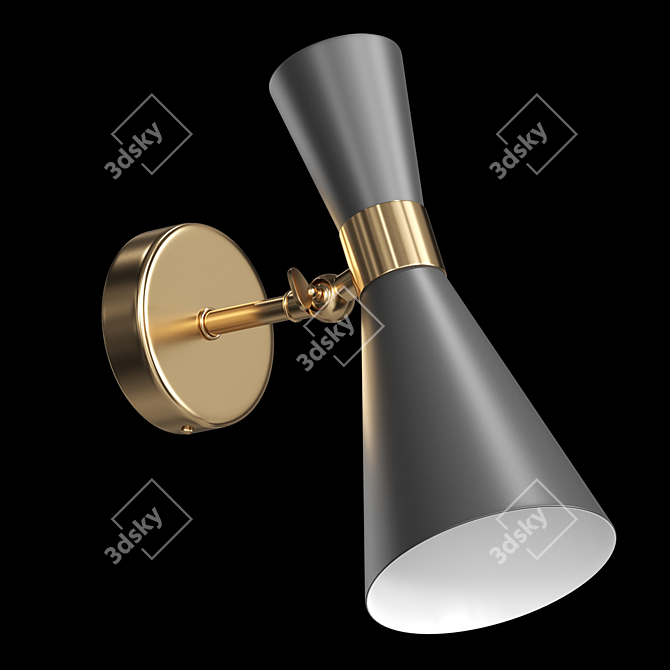 EVERT WALL Sandglass-shaped Lamp 3D model image 2