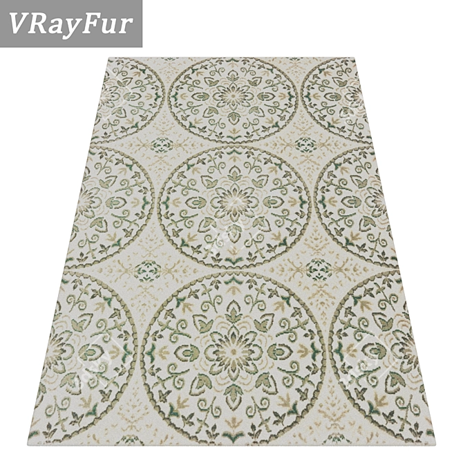 Premium Carpet Set: Variety and Quality 3D model image 2