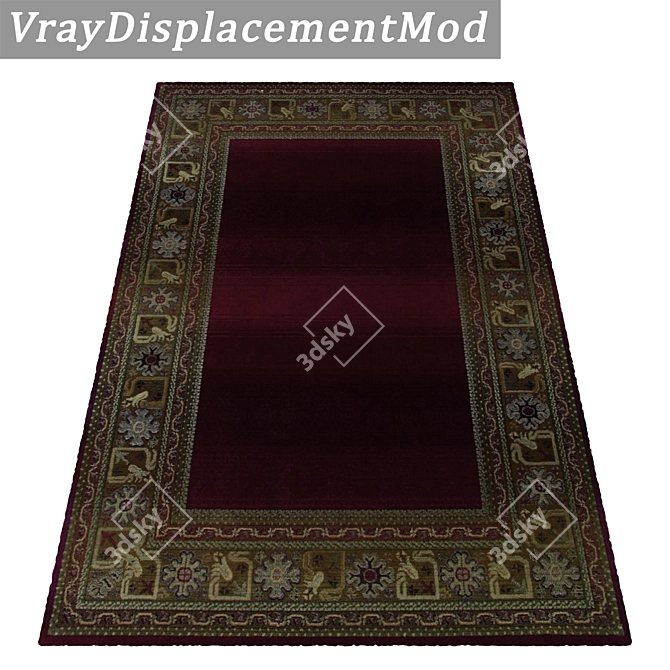 Luxury Carpets Set with High-Quality Textures 3D model image 3