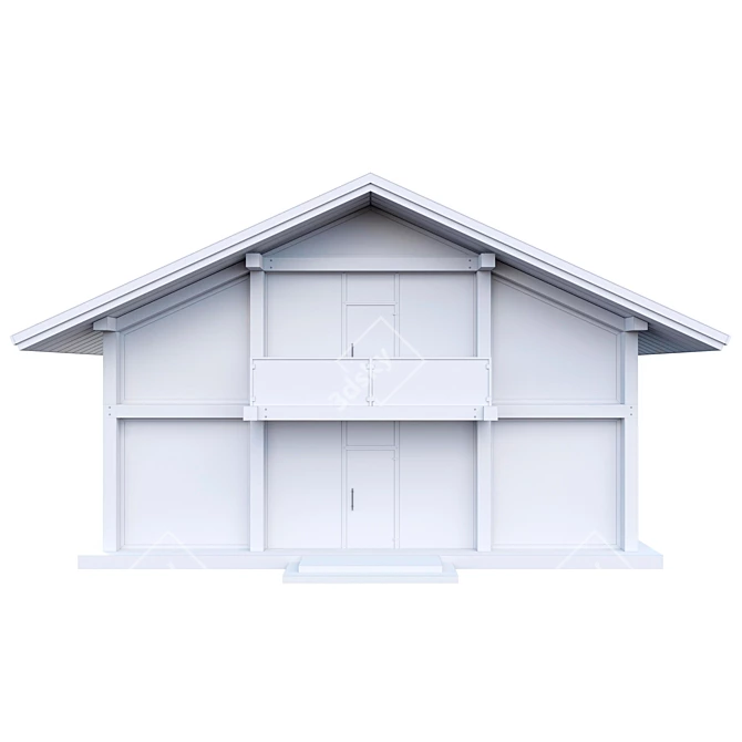 Sleek & Modern Huf Haus 3D model image 3