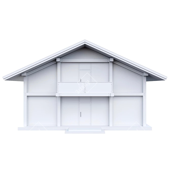 Sleek & Modern Huf Haus 3D model image 5