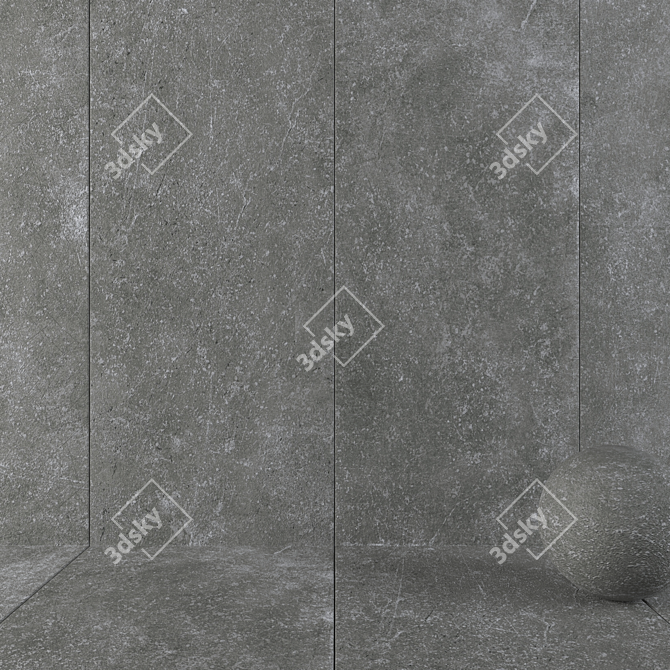 Kibo Fume Stone Wall Tiles 3D model image 1