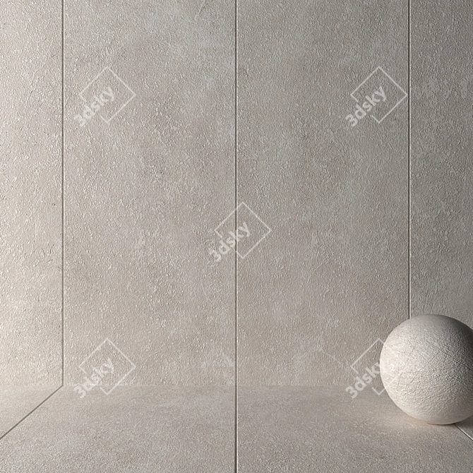 KIBO Bone Stone Wall Tiles - Multi-Texture, 6 HD Textures 3D model image 2