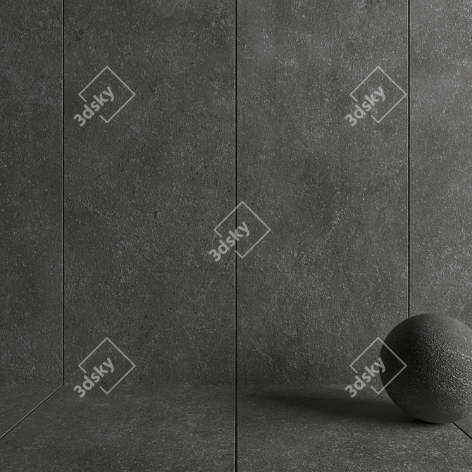 Kibo Fume Stone Wall Tiles 3D model image 3