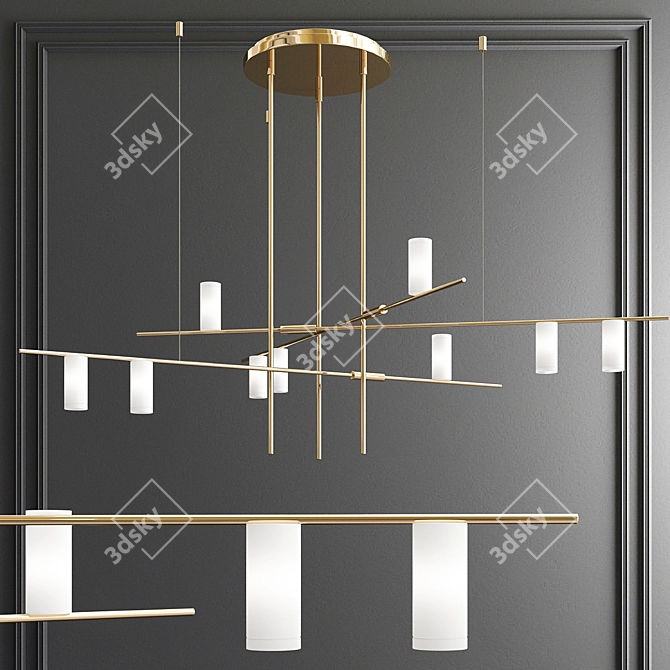 Exclusive Chandelier Collection: Eurofase, Sputnik, TossB, Kitami 3D model image 3