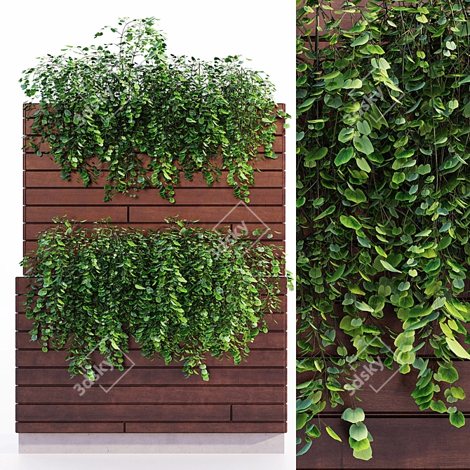 Jumbo Outdoor Plant: 1m x 1.5m x 2m 3D model image 2