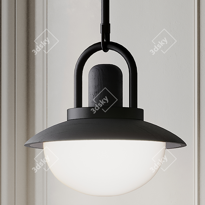 ARC 10" Ceiling Light Fixture 3D model image 2