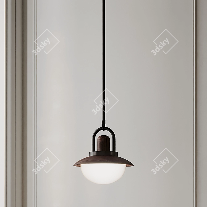 ARC 10" Ceiling Light Fixture 3D model image 4