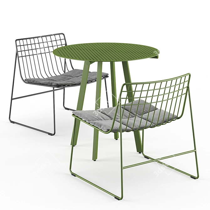 Sleek Jardan Street Furniture 3D model image 1