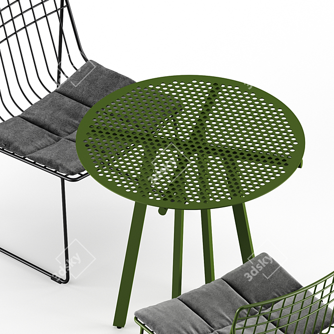 Sleek Jardan Street Furniture 3D model image 2