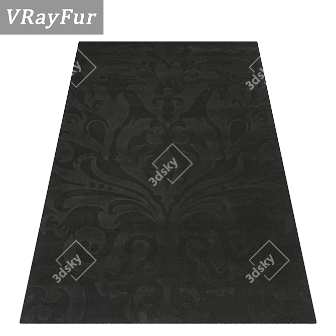 Luxury Carpets Set - High-Quality Textures 3D model image 2