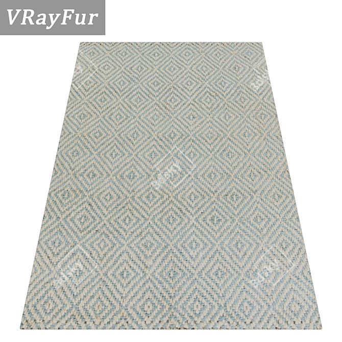 Luxury Carpet Set - High-Quality Textures! 3D model image 2