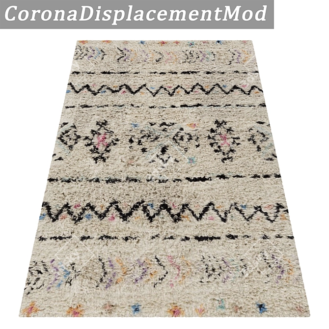 Luxury Carpet Set - High-Quality Textures! 3D model image 4