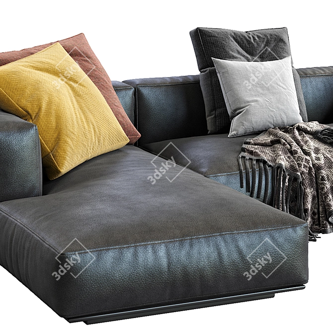 Grandemare Flexform Sofa: Sophisticated Comfort 3D model image 2