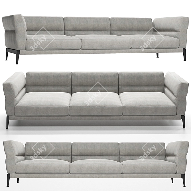 Flexform Adda: Stylish and Versatile Sofa 3D model image 1