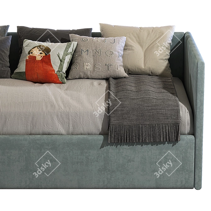 Maya Barrè Children's Sofa Bed: Stylish and Functional 3D model image 3