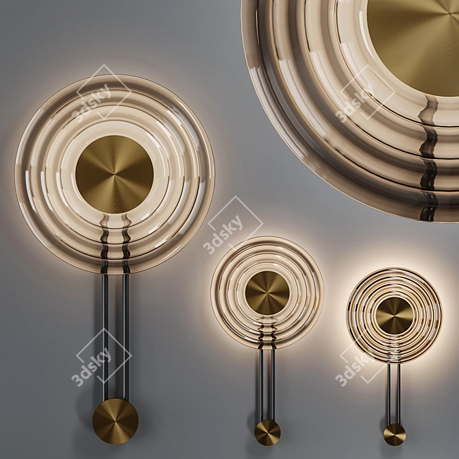 Fancy Illuminaire Wall Lamp 3D model image 1