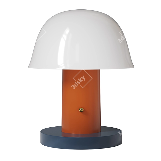 Modern Portable Setago Lamp 3D model image 3