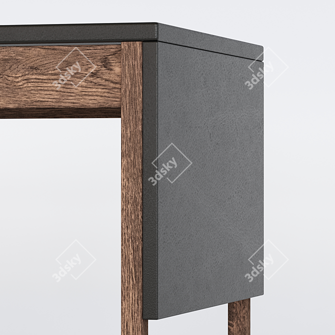 Modern Neri&Hu 777 Drape Desk 3D model image 3