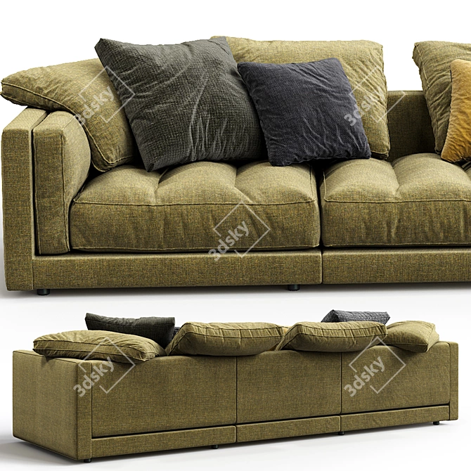 Experience comfort with Flexform Sofa Lucien 3D model image 5