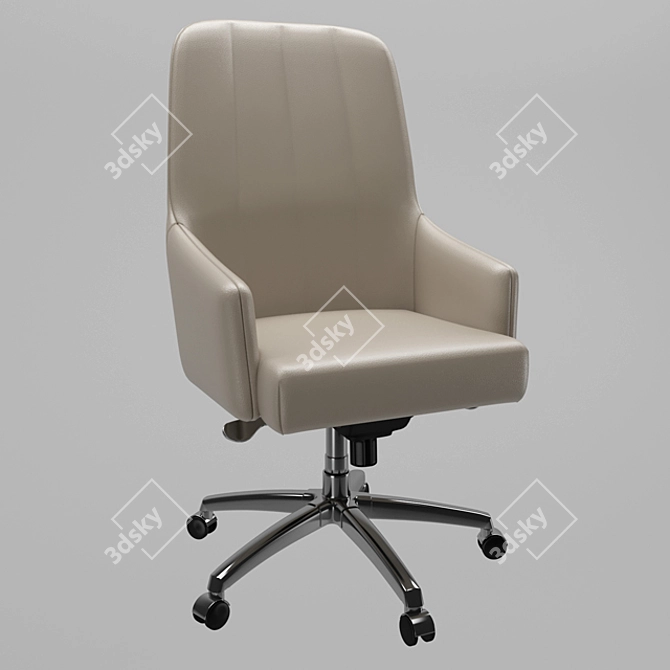 Elegant Ariana Office Chair: Comfort and Style 3D model image 1