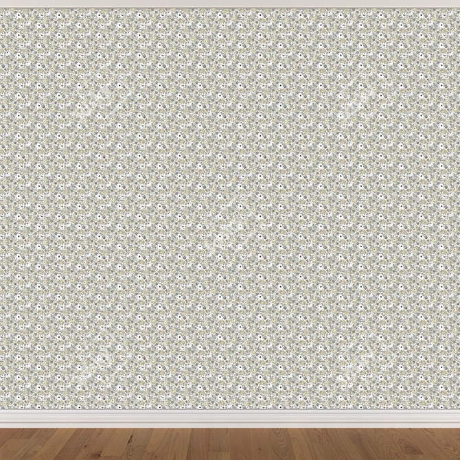 Seamless Wallpaper Set - 3 Colors 3D model image 2