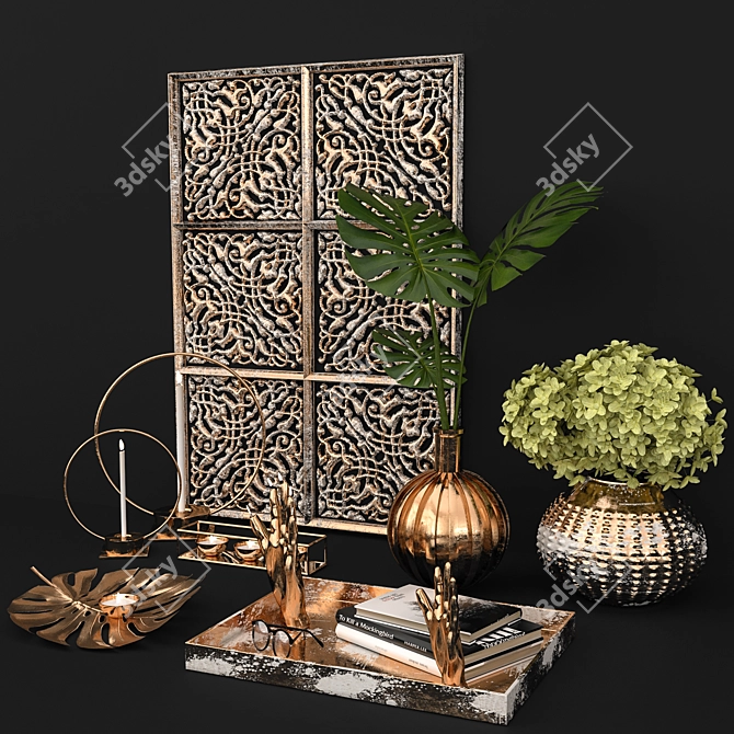 Corona Render Decorative Set 3D model image 2