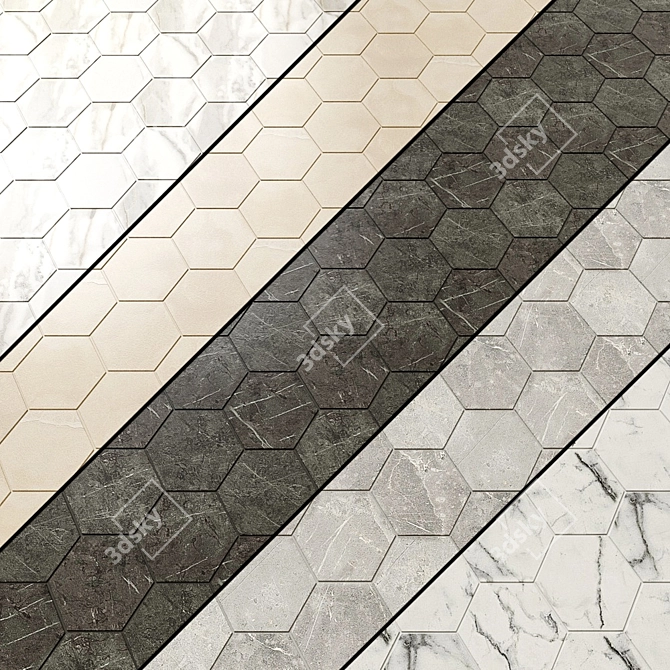 1. Italon Sharm Evo Kalakata Hexagon Tiles
2. Italon Sharm Evo Statuario Hexagon Tiles
3 3D model image 1