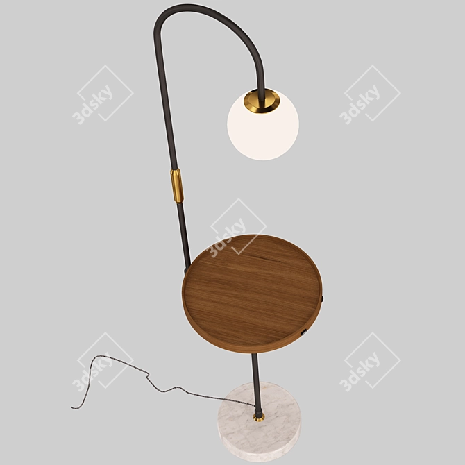 Eureka Tall Floor Lamp 3D model image 10