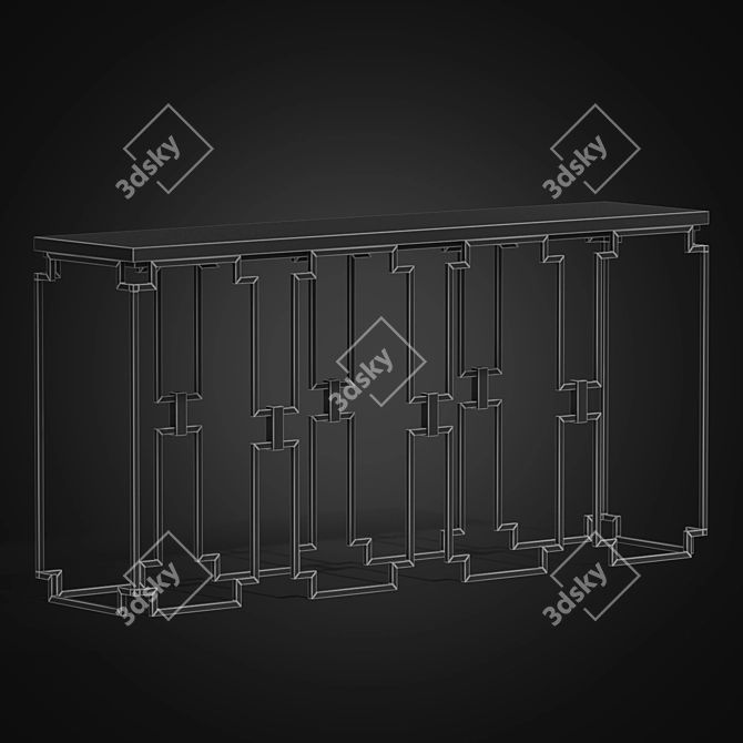 Eternal Elegance Console Table 3D model image 2