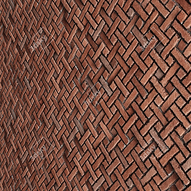 4k Brick Texture - Seamless Design 3D model image 1