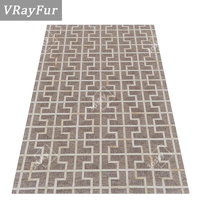 Premium Carpet Set: High-Quality Textures for Interior Design 3D model image 2