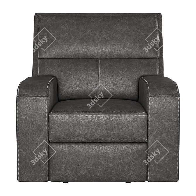 Luxury Leather Recliner 3D model image 2