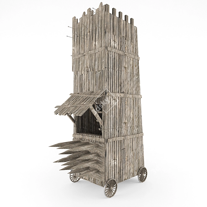 Battle Forge: Ancient War Tower 3D model image 1