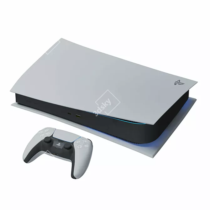 Sony PlayStation 5: Ultimate Gaming Experience 3D model image 2