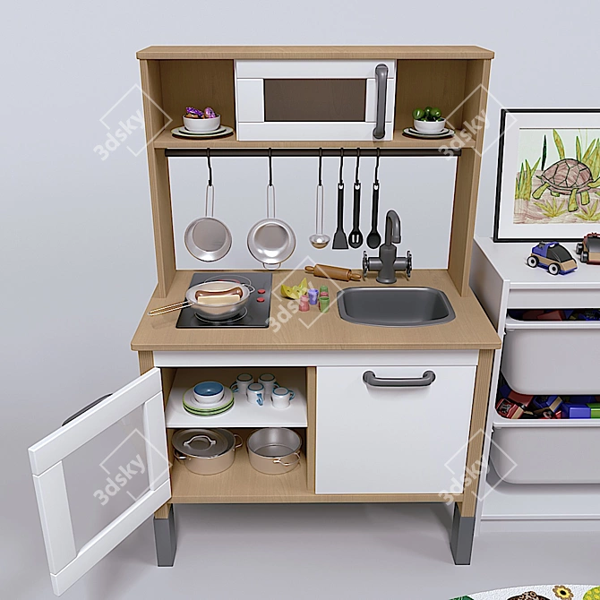 Kids' Culinary Set 3D model image 3