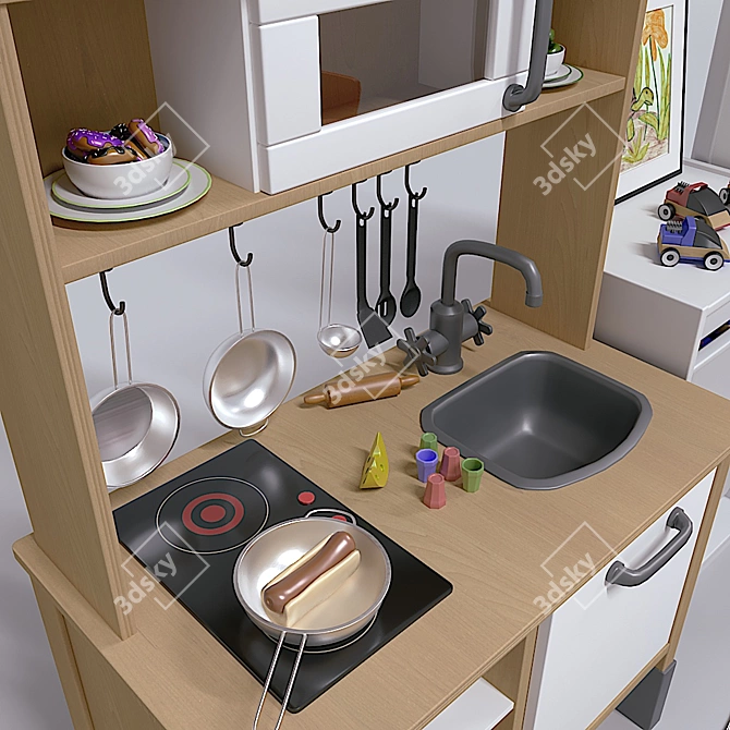 Kids' Culinary Set 3D model image 4