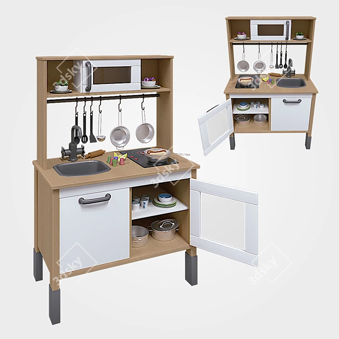 Kids' Culinary Set 3D model image 6