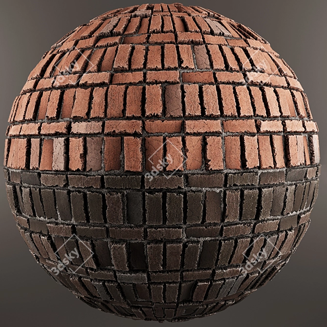 Brick04 Substance Designer 4K 3D model image 3