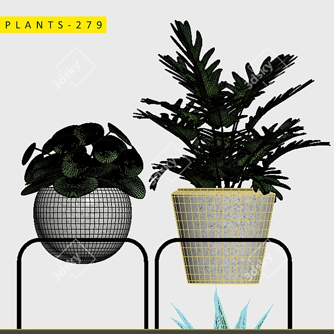 279 Plants Bundle: 3ds Max 2015/2012 & Obj 3D model image 9