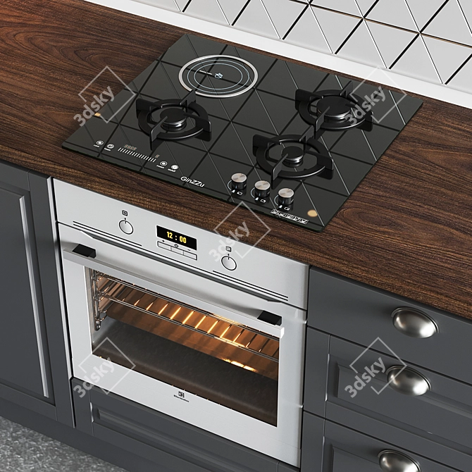 Versatile Kitchen Essentials 3D model image 3