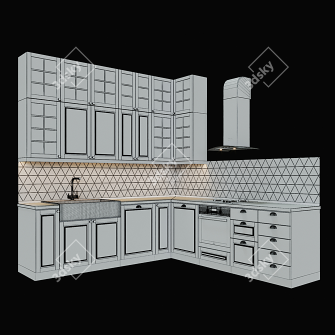 Versatile Kitchen Essentials 3D model image 5