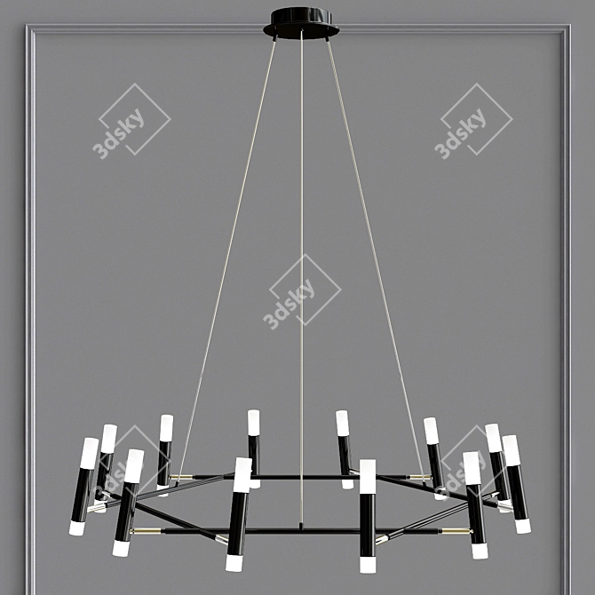 VIGO Collection: Stunning Pendant & Ceiling Lights 3D model image 4