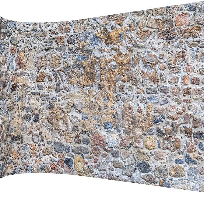 Medieval Stone Brick 6K Texture 3D model image 2