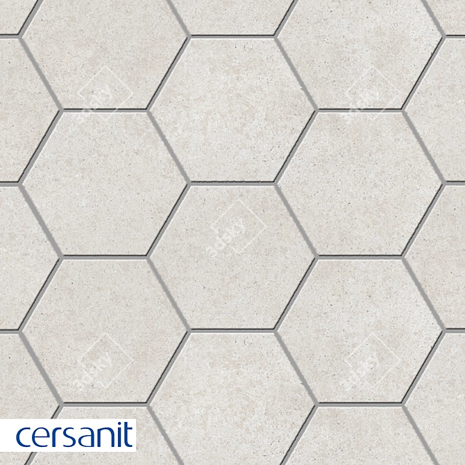 Cersanit Lofthouse Light Gray Mosaic 3D model image 1