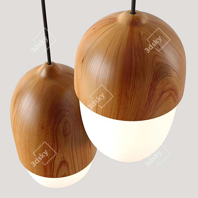 Designer Acron Lamps - 4 Configurations 3D model image 3