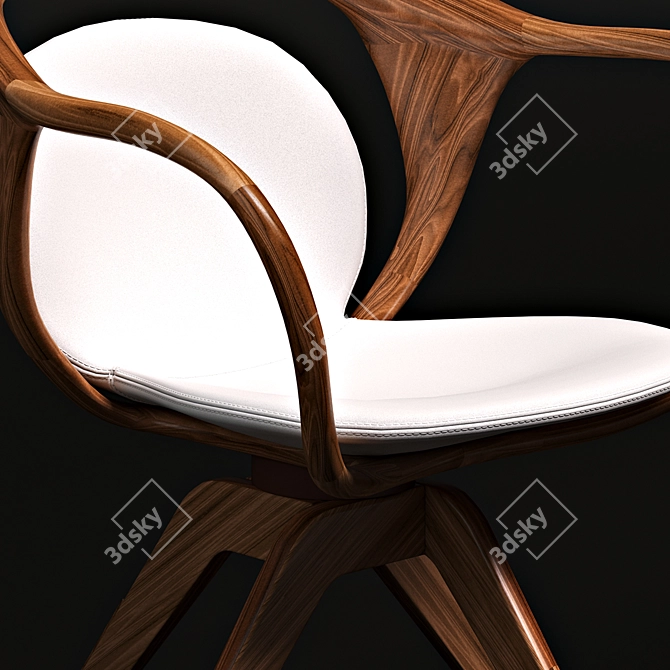 Italian Designed Giorgetti Noran Armchair 3D model image 4