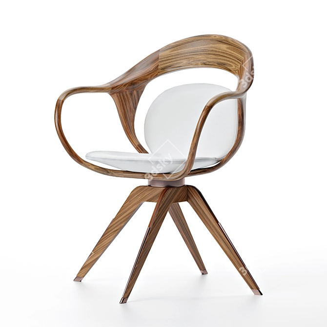 Italian Designed Giorgetti Noran Armchair 3D model image 13