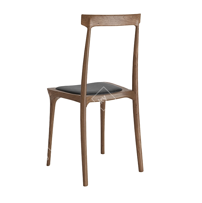 Elegant PJS Dining Chair 3D model image 7